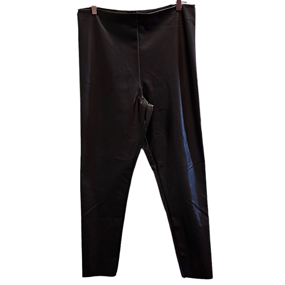 Joie Womens Brown Faux Leather Leggings Size XXLarge Brand New MSRP $198